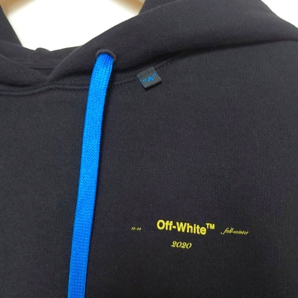 OFF-WHITE Acrylic Arrows HoodieBlack/Yellow - Picture 7 of 13